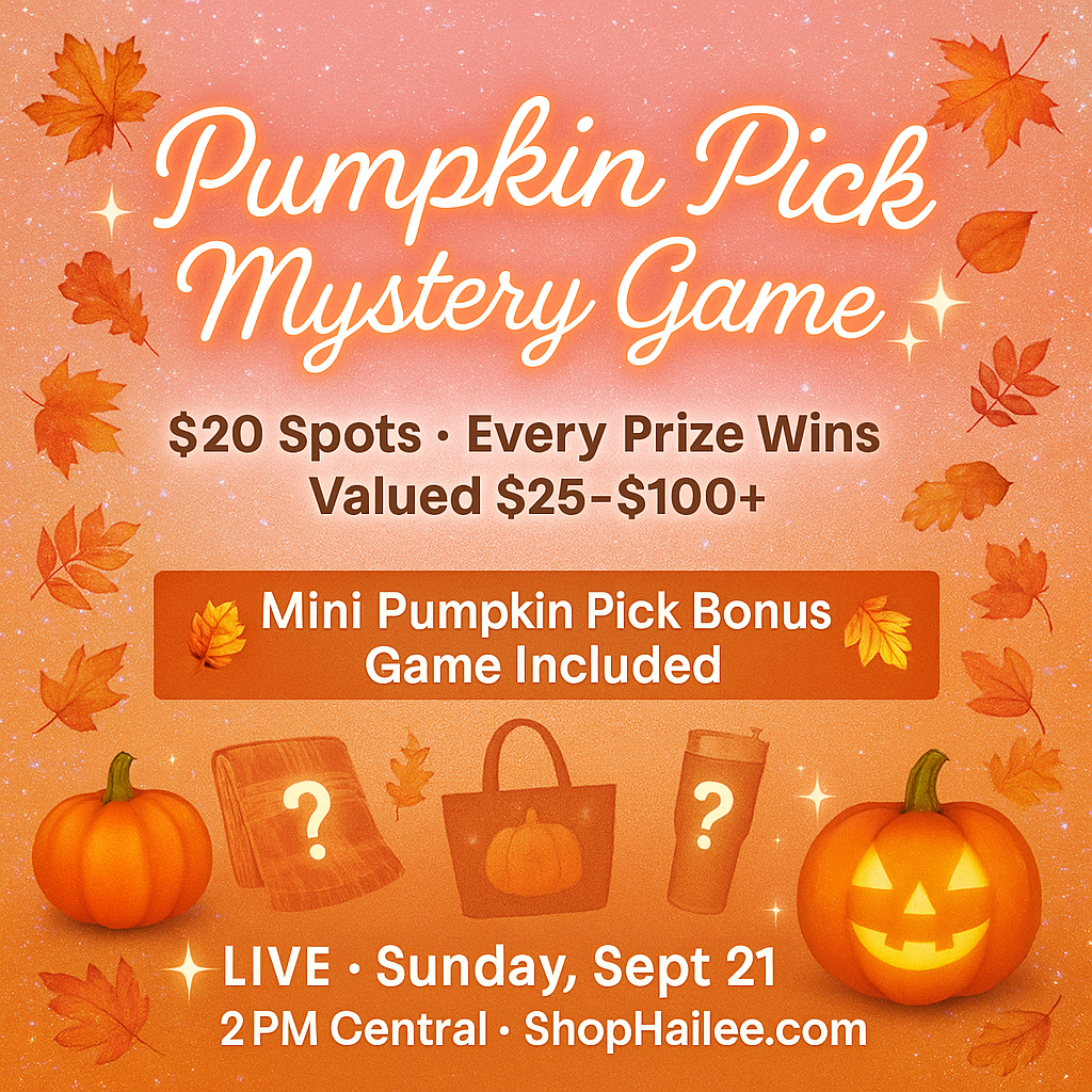 ✨ Pumpkin Pick Mystery Game ✨ – $20 Spots